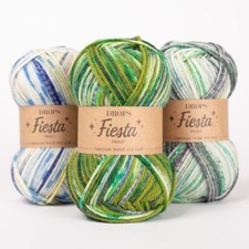 DK, Worsted Weight Sock Yarn - DROPS Fiesta