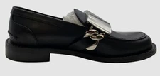 JW Anderson Men's Black Gourmet Slip On Loafers Shoes Size 40