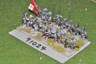 15mm ECW / generic - pike & shot 16 figs - inf (91024)