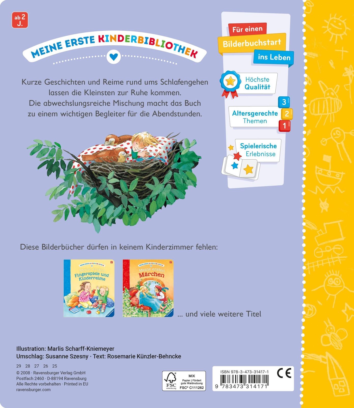 Thumbnail - Meine Ersten Gutenacht-geschichten | Rosemarie Künzler-behncke | Buch
