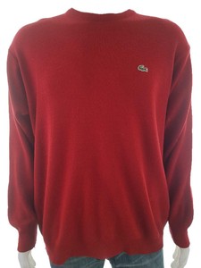 lacoste red sweater