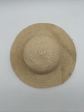 Women's Wide Brim Beach Sun woven Hat Beige For Women - Used  