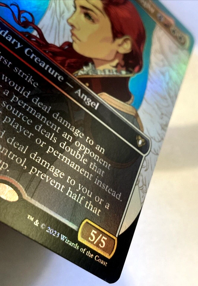 MTG Gisela, Blade of Goldnight BORDERLESS FOIL Commander Masters 0682 NM - Image 3 of 4