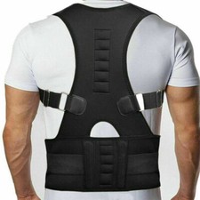 Posture Corrector Support Magnetic Back Shoulder Brace Belt Band For Men Women