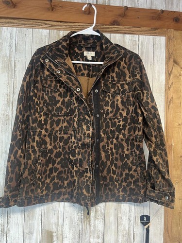 Style & Co Leopard Print Jacket