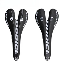 MTB Road Bicycle Carbon Fiber Saddle Comfortable Hollow Cushion Matte/Glossy