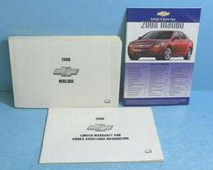 08 2008 Chevrolet Malibu Owners Manual Ebay