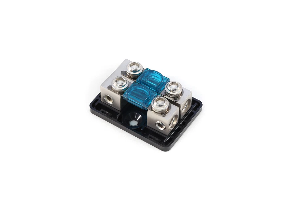 KnuKonceptz Bassik 2 Way 0 Gauge to 4 / 8 Gauge Mini ANL Fuse Block w Fuses - Image 4 of 4