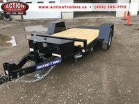SURE TRAC 62"X10' STEEL TILT DECK EQUIPMENT HAULER