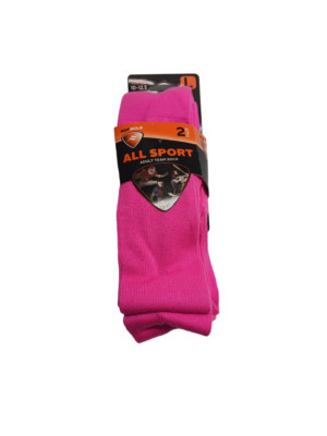 Sofsole Erwachsene Alle Sport Team Performance Socke 2 Paar Bca Pink, L 10-12.5