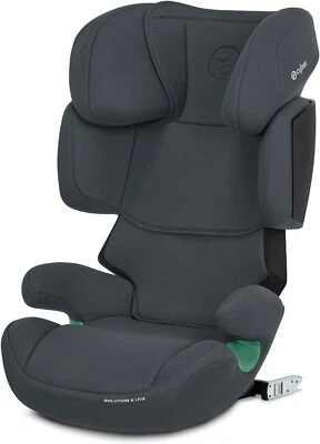 Asiento de coche infantil Cybex Solution X i-Size i-Fix con adoquines Isofix gris claro