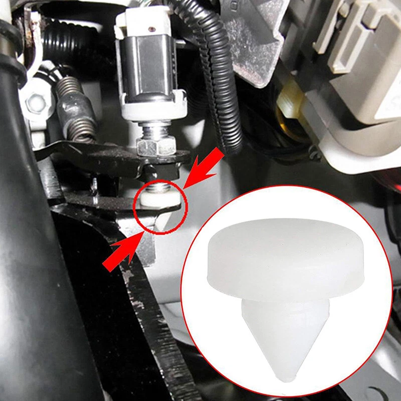 Para Honda Civic 1973-2011 46505-SA5-000 Blanco Freno o Embrague Pedal Tope Pastilla Foto 4 de 4