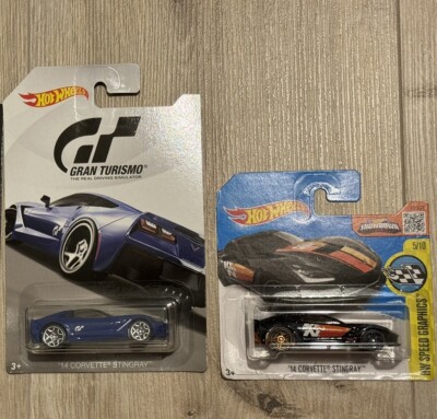 Hot Wheels '14 Corvette Stingray Gran Turismo HW Speed Graphics (Fkf30 Dhr76)