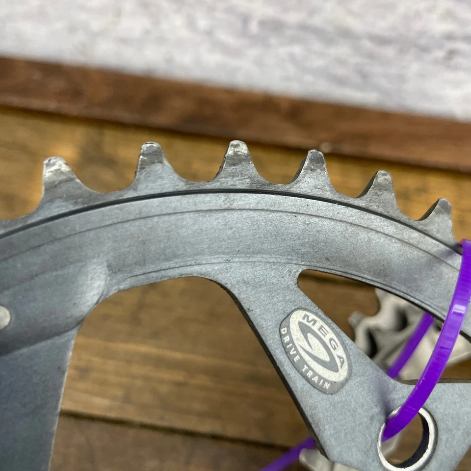 Shimano Deore LX FC-M570 Chainring Set TRIPLE 104 BCD 9s Vintage Tour 9 44t 90s - Image 3 of 4