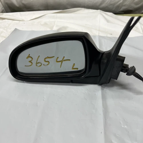 2000 - 2002 HYUNDAI ACCENT Front Manual Door Side Mirror Black Left Driver Side