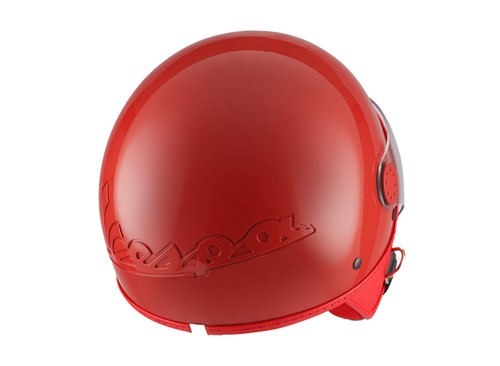 VESPA VISOR 4.0 DEMI-JET HELMET - RED VERSION rot Gr.M - Bild 3 von 5
