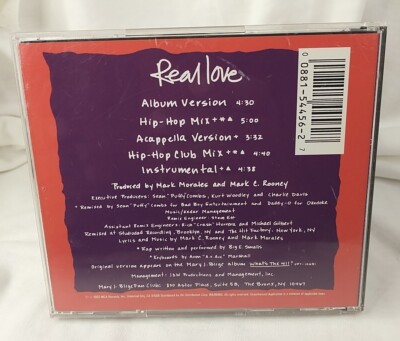 Real Love [Maxi Single] by Mary J. Blige (CD, Uptown Records
