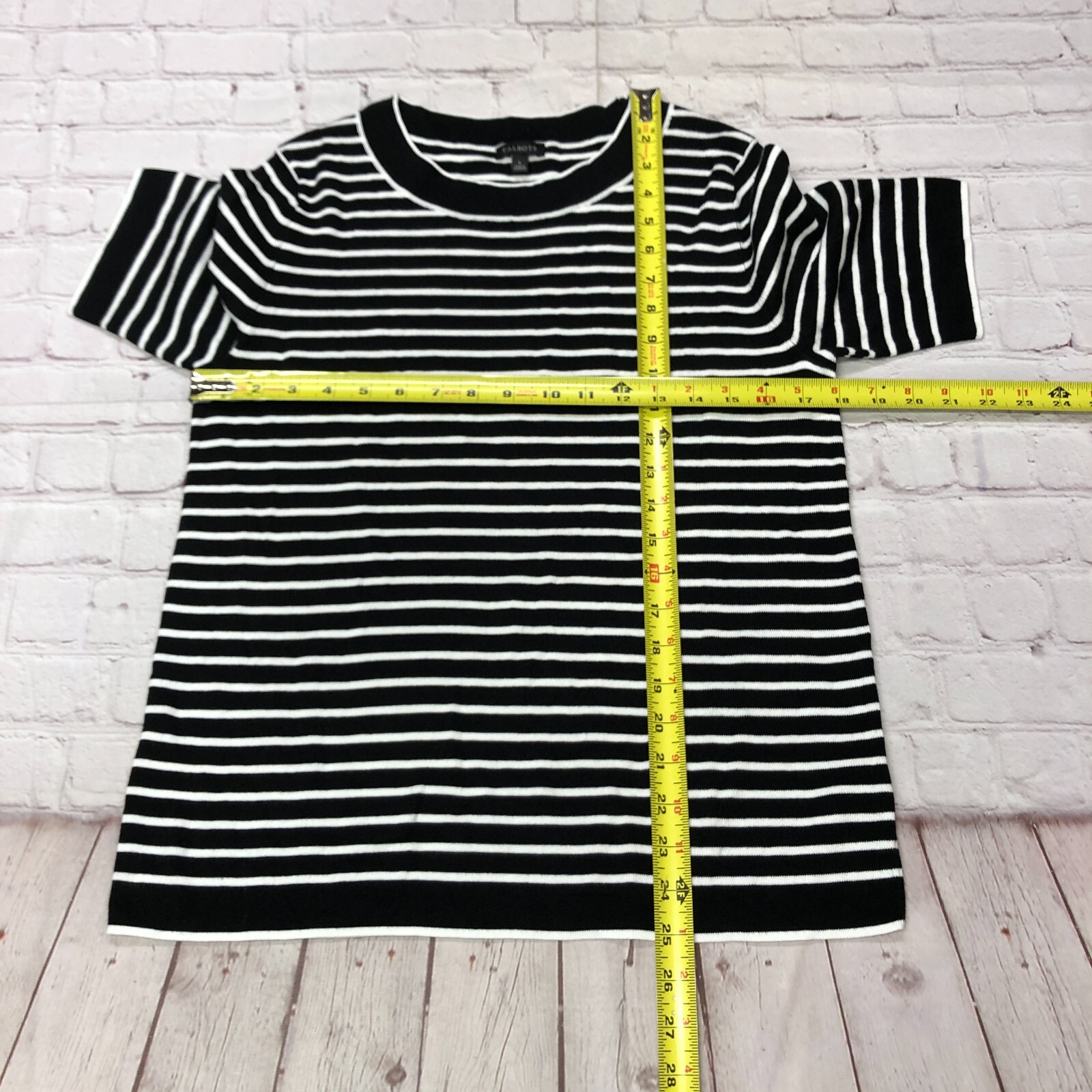 Talbots Women Short Sleeve Stretch Knit Top Shirt… - image 2