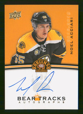 2023-24 CENTENNIAL BOSTON BRUINS NOEL ACCIARI BEAR TRACKS AUTO BT-NA 98025