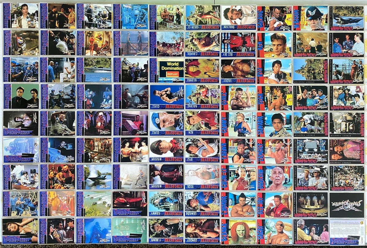 Street Fighter Movie Trading Card Set 90 Cards Capcom / Upper Deck