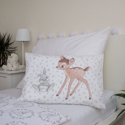 Disney Kinder Baby Bettwäsche Bambi Klopfer Sterne 100 x 135 cm 100% Baumwolle - Picture 4 of 5