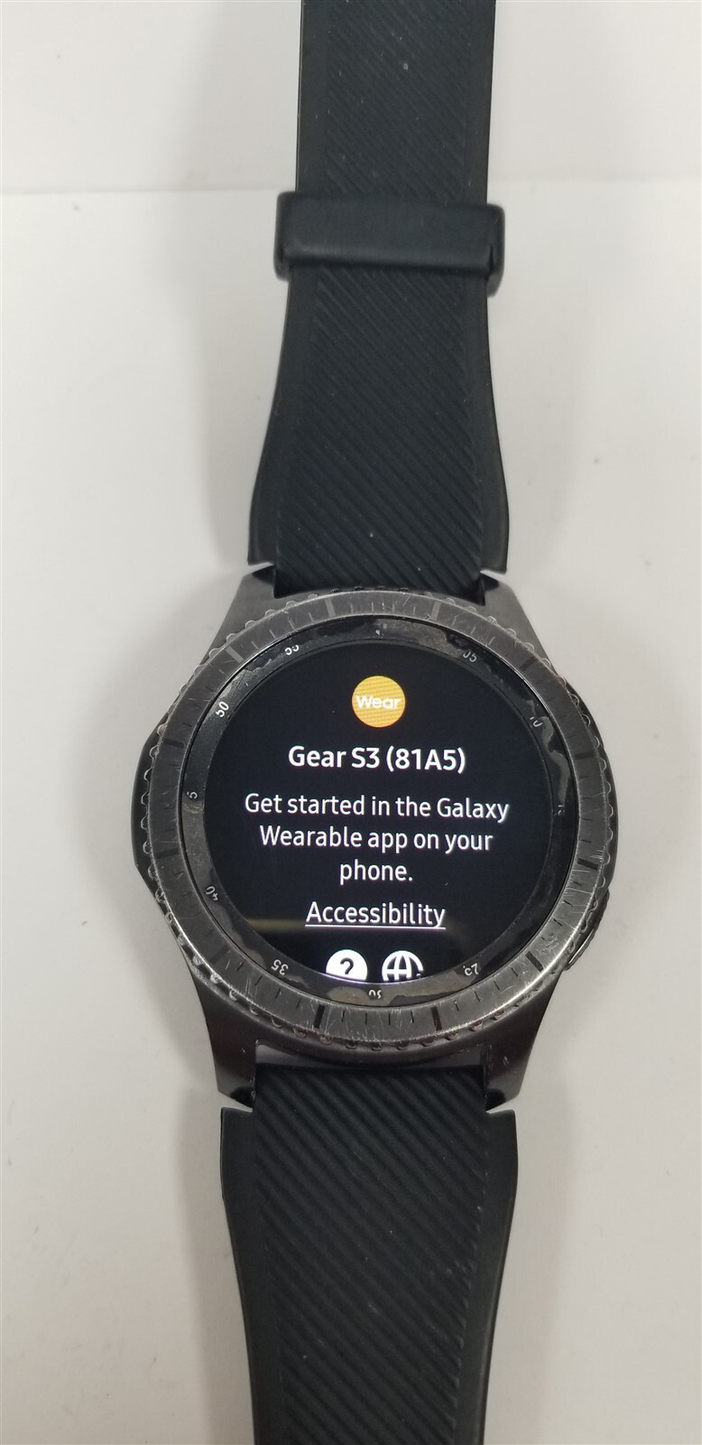 SAMSUNG GEAR S3 FRONTIER 46MM BLACK SMR765T (LTE AT&T) SMARTWATCH