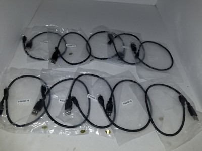 TEN LOT  18'' Hi-Speed USB Male to Micro USB Male Sync Data Cable Charger S41