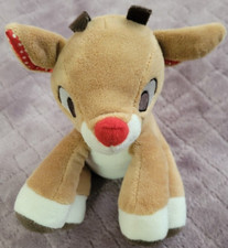 Kids Preferred RUDOLPH the Red Nosed Reindeer 6in Soft Baby Rattle Plush 2015