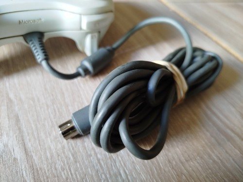 Microsoft Xbox 360 Manette Filaire Blanche Semi HS Ne Fonctionne Pas - Photo 4/11