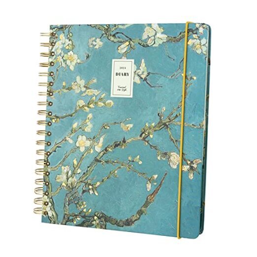 Planner 2024 Weekly Planner | Big Size 8.3 x 9.8 inches | August 2023  Van Gogh