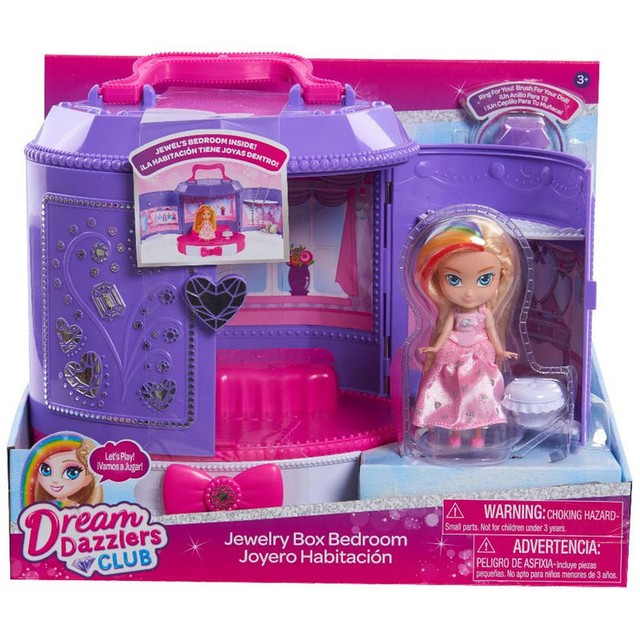 Dream Dazzlers Club Jewelry Box Bedroom Playset With Doll eBay