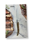 Sirloin Steak Knives 4 Set With Mirror Finish and Stamina-Wood Handles