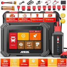 ANCEL V6 HD Bidirectional Scanner Diesel HD Truck Diagnostic Tool ECU Co...