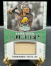 Fernando Tatis Jr. 2024 Leaf Lumber Game-Used Lumber Bar Relic Emerald SSP 2/4