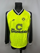 BORUSSIA DORTMUND 1995 1996 HOME SHIRT FOOTBALL SOCCER JERSEY NIKE SIZE L