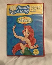 Disney's The Little Mermaid Read-Along w Enhanced CD 32 Page Book Cassette