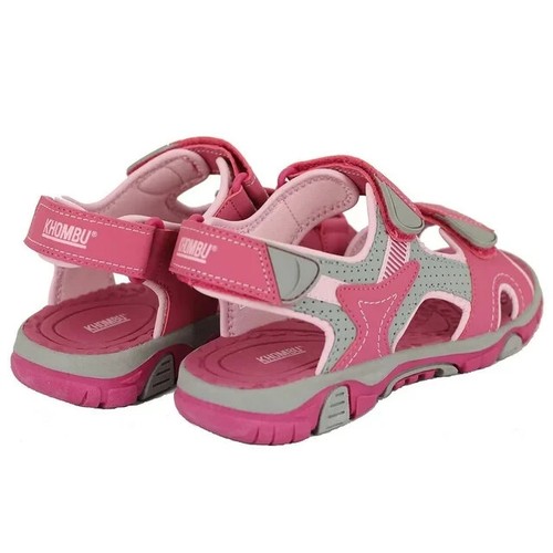 Khombu Kids Girls River Sandals with Adjustable Strap Pink Sz 3 - Picture 5 of 5