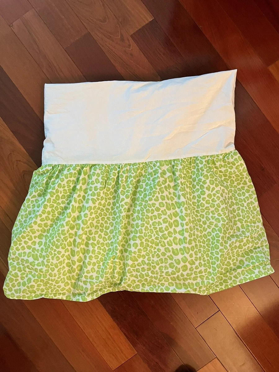 Cheetah print top bed skirt