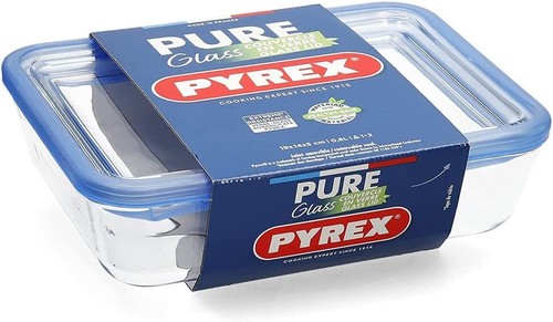 Pyrex Container with Glass Lid Rectangular Food Cook Storage store - Picture 6 of 9