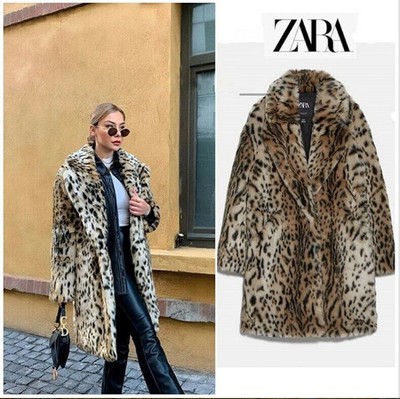 leopard coat zara