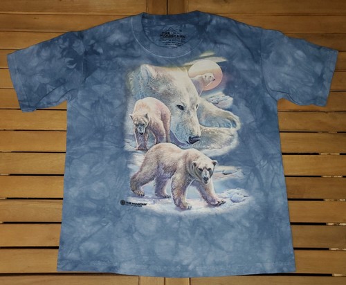 The Mountain Child Youth Med Polar Bear Ice Unisex T-Shirt NH Gift Shop