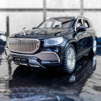 1:24 MERCEDES GLS600 Maybach Alloy Diecast Luxury Car Model Sound/Light Toy Gift