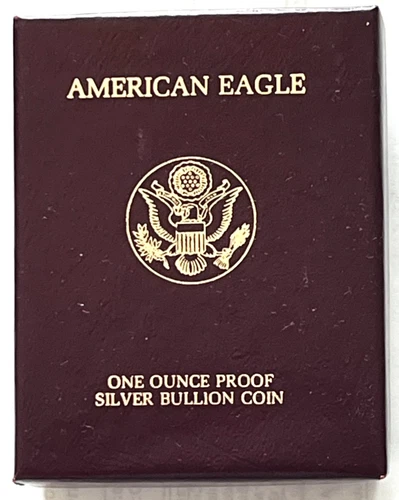 1989-S American Silver Eagle Proof — photo from the most recent tracked eBay sale