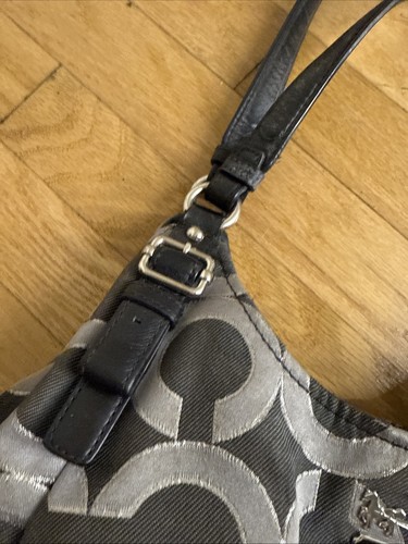 COACH MADISON OP ART SIGNATURE MAGGIE SHOULDER BAG 18765 HANDBAG PURSE - Picture 4 of 16