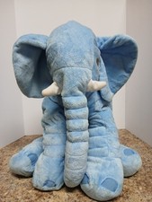 Appease Toys Blue Elephant Plush Large Floppy Cuddly Stuffed Animal 18" Pillow
