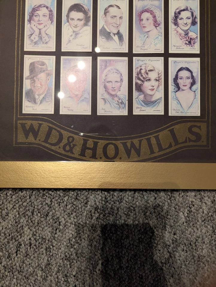 Original 1930s Player's "Cinema Stars" Cigarette Cards - 30 Framed! - Image 4 of 4