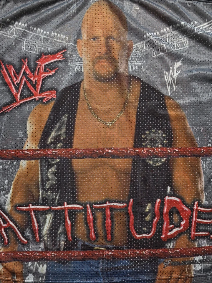 Camiseta deportiva vintage 1999 WWF Attitude para hombre XL Stone Cold Steve Austin manga corta Foto 2 de 4