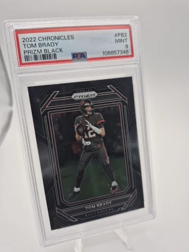 Tom Brady 2022 Chronicles Prizm Black PSA 9