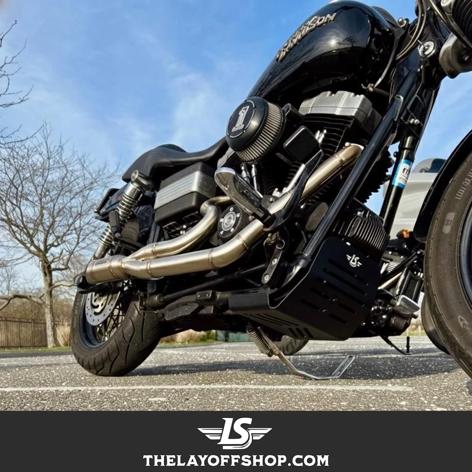 Harley Dyna Skid Plate Fxd 1991-2017 (negro satinado) Foto 2 de 4