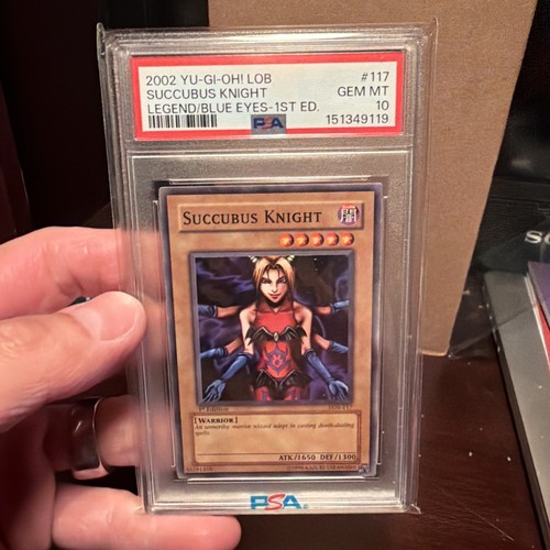 2002 LOB-117 PSA 10 Gem Mint 1st Edition SUCCUBUS KNIGHT